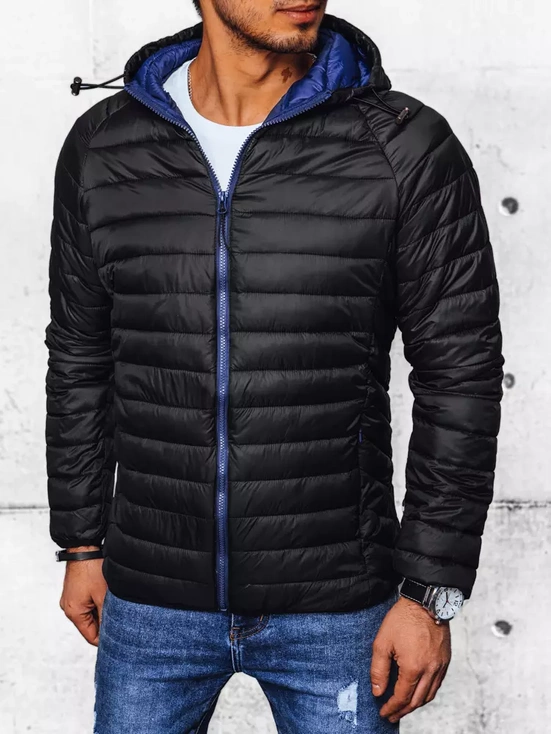 Herren Übergangs-Steppjacke Schwarz Dstreet TX4405