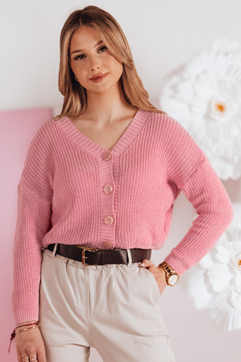 Swter Damen Einheitsgröße Übergröße gerippt SWEETDREAM rosa Dstreet MY2460