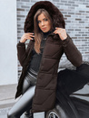 Damen Steppjacke mit Fell braun Dstreet TY5222