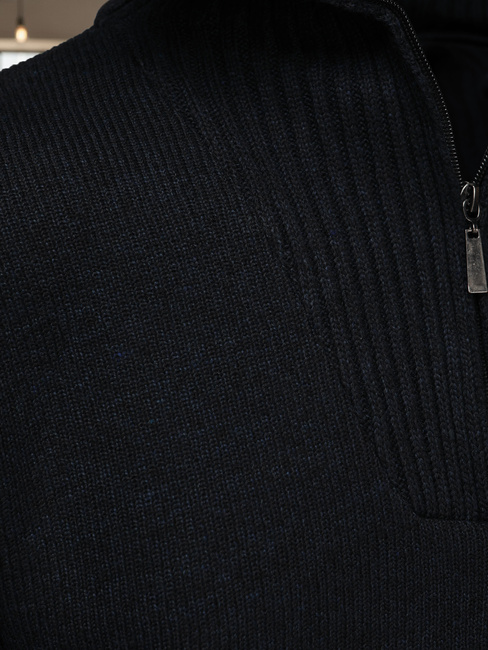 Herren Stehpullover isoliert navy blau Dstreet WX2352