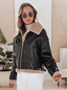 Damen Lederjacke SHEREB mit Schafsfell schwarz Dstreet TY4756