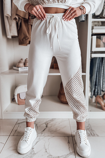 Damen Jogginghose ELEGRA ecru Dstreet UY2514