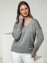 Damen SOFTARE Pullover hellgrau Dstreet MY2398
