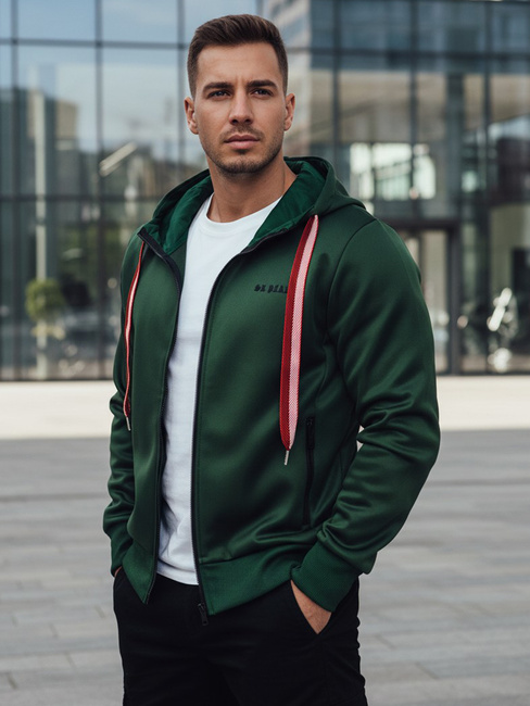 Herren-Kapuzenpullover grün Dstreet BX5860
