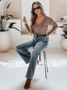 Damen Strickjacke MELANIA Farbe Schokoladenfarbe DSTREET MY1653