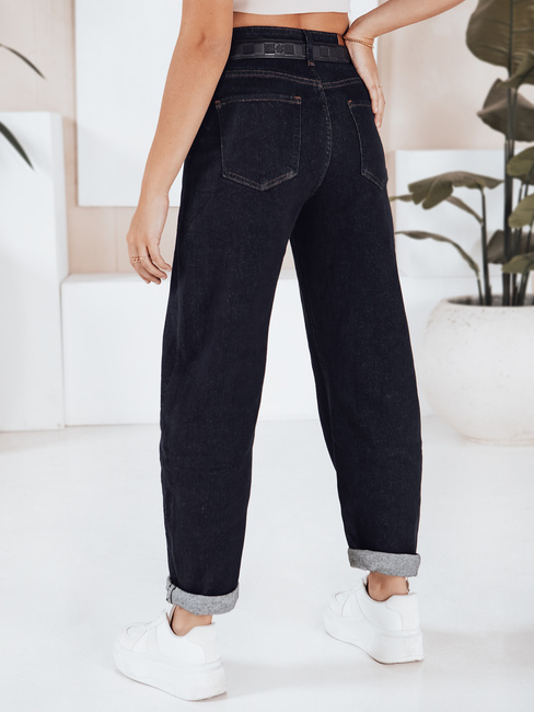 Damen Ballon Fit Jeans navy blau Dstreet UY2766