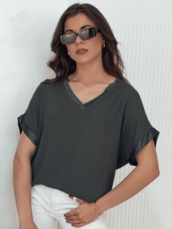 Damen Basic T-shirt MAUD  Farbe Graphite DSTREET RY2337_1