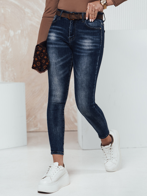 BLUEDEN Damen Denim-Hose mit Gürtel Dstreet UY2317