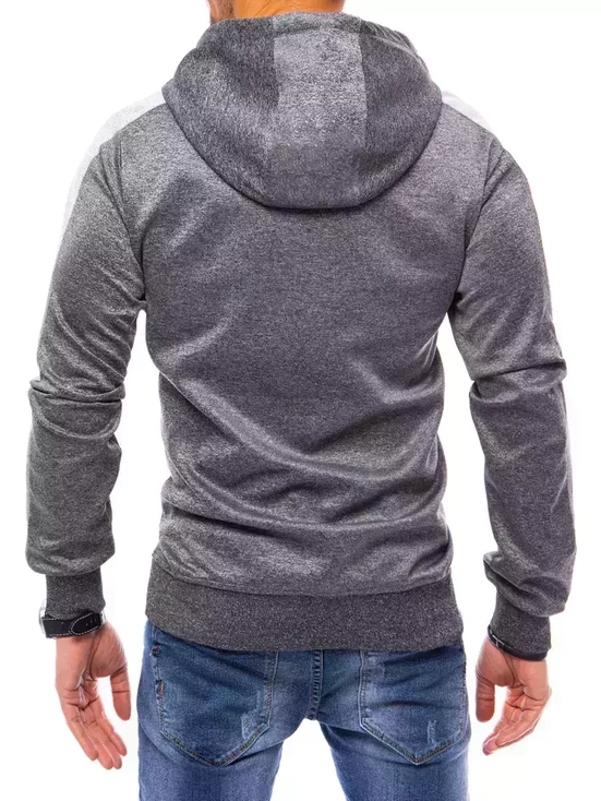 Herren Kapuzenpullover Dunkelgrau Dstreet BX5122