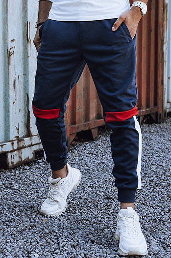 Herren Sweathose mit Kordelzug navy blau UX4450