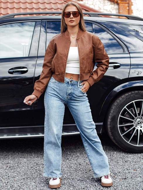 Damen JEANFLOW Baggy Jeans Hose hellblau Dstreet UY2227