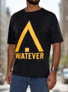 Bedrucktes Herren-T-Shirt schwarz Dstreet RX5666_3