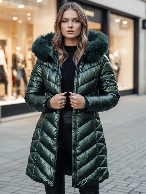 Gesteppte Damen-Winterjacke BELLATRIX grün Dstreet TY4591z