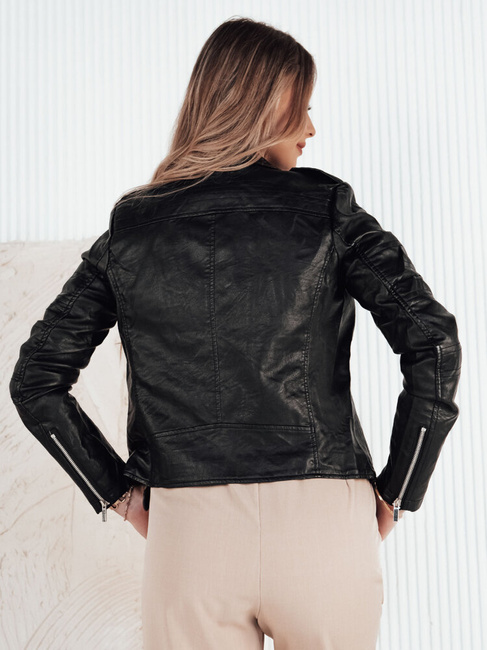 Damen Kunstlederjacke RUBIO Farbe Schwarz DSTREET TY4195