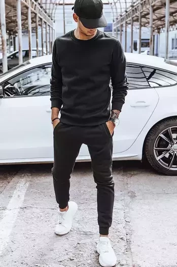 Isolierter Trainingsanzug für Männer schwarz Dstreet AX0606