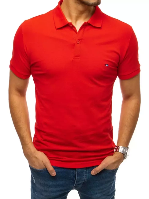 Herren Poloshirt Rot Dstreet PX0331