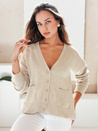 SORELIE Damen Strickjacke beige Dstreet MY2511