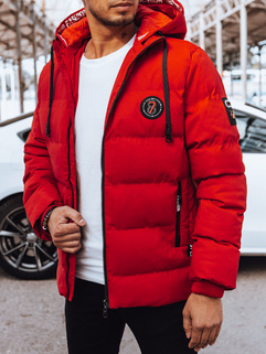 Herren Winterjacke Farbe Rot DSTREET TX4517_3