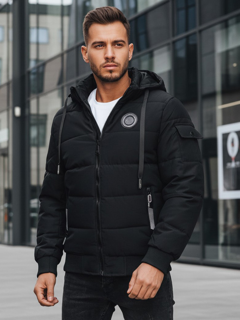 Herren Steppjacke Farbe Schwarz DSTREET TX4638z