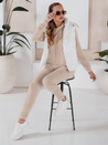 Damen Trainingsanzug-Set MIGEL Farbe Hellbeige DSTREET AY0806