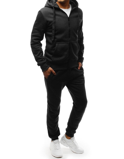 Herren Kapuzenpullover-Set Schwarz Dstreet AX0348