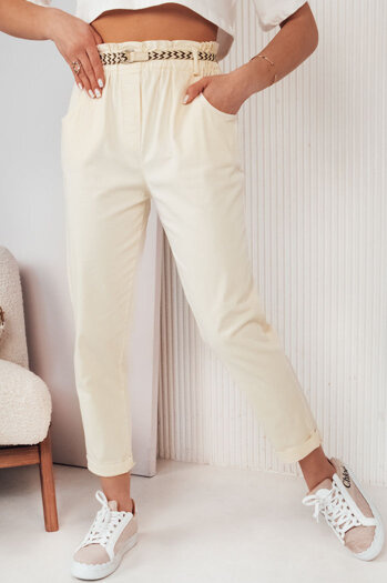 Damen Stoffhose ERLON gelb Dstreet UY2029