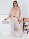 Damen Sweatshirt in Übergröße AVENUE beige Dstreet BY1354