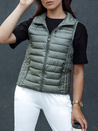 Damen Steppweste mit Stehkragen STYLISHZ grün Dstreet TY4448