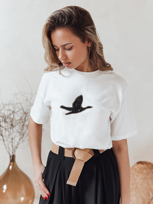 Damen BRILD ecru T-shirt Dstreet RY2529