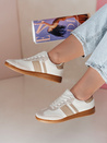Damen sportliche Turnschuhe SNIKAR beige Dstreet ZY0641