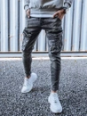 Herren Jeans Cargohose Dunkelgrau Dstreet UX3260