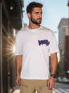 Bedrucktes Herren-T-Shirt weiß Dstreet RX5644