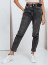 Damen Mom Fit Jeans schwarz Dstreet UY2740