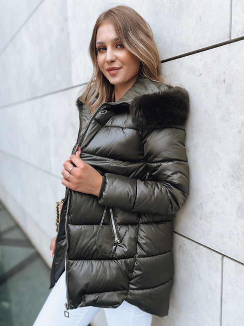 Damen Winterjacke AMBERGLOW Farbe Grün DSTREET TY3719