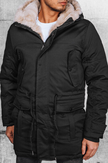 Herren Winterjacke Farbe Schwarz DSTREET TX4605