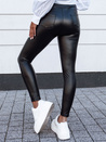 Gewachste Damenhose mit hoher Taille TARMZ schwarz Dstreet UY2154