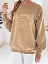 Damen Oversize Sweatshirt CALIFORNIA DREAM Farbe Beige DSTREET BY1194