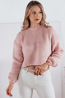 Damen Pullover in Übergröße BILLIS rosa Dstreet MY2283