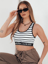 Gestreiftes Damen-Top SUNSEL weiß Dstreet RY2417