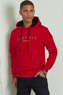 Herren Sweatshirt mit Aufdruck Farbe Rot DSTREET BX5681