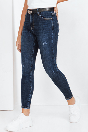 Damen Skinny Jeans navy blau Dstreet UY2813