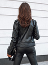 Damen Leder Ramones Jacke RAVENIX schwarz Dstreet TY4635