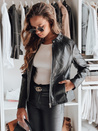 Damen Lederjacke ROCKYLADY schwarz Dstreet TY4968