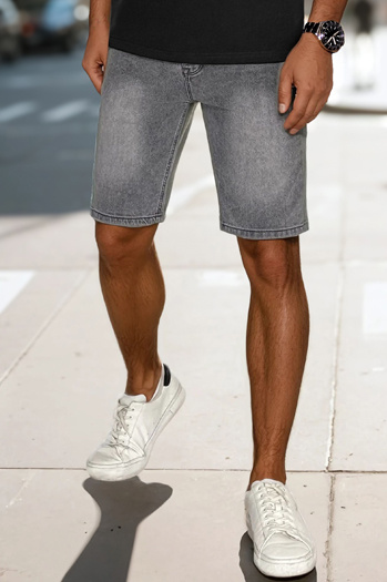 Graue Denim-Shorts für Männer Dstreet SX2491