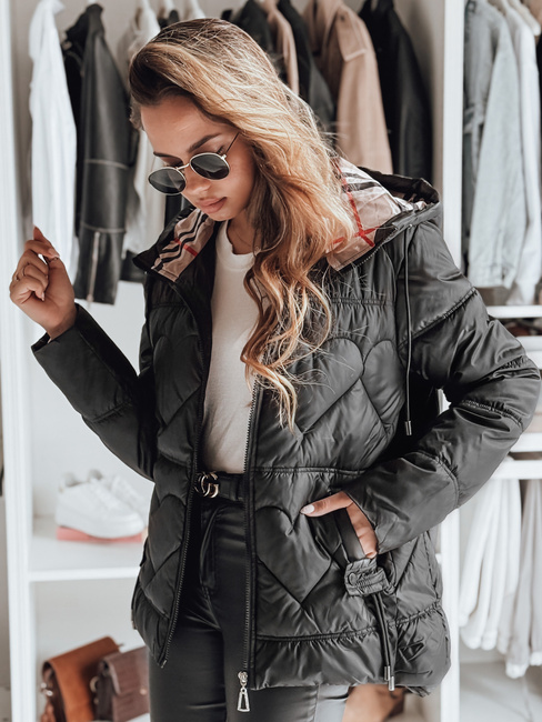 Damen Steppjacke OLMO schwarz Dstreet TY4242