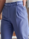 Elegante Damen Bundfaltenhose mit Gürtel PLISSO blau Dstreet UY2517