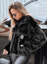 Damen Pelz kurz schwarz Dstreet TY5249