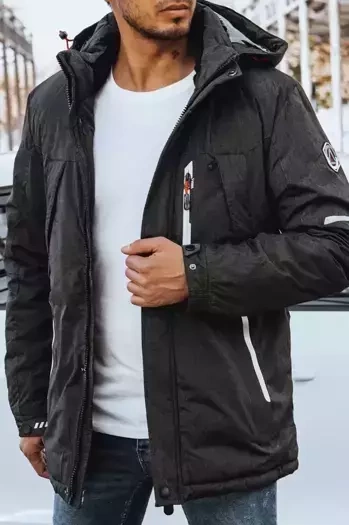 Herren Winterjacke Dunkelgrau Dstreet TX4286