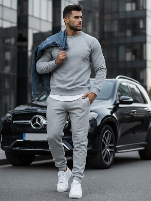 Herren Sweatshirt Hellgrau Dstreet BX3354