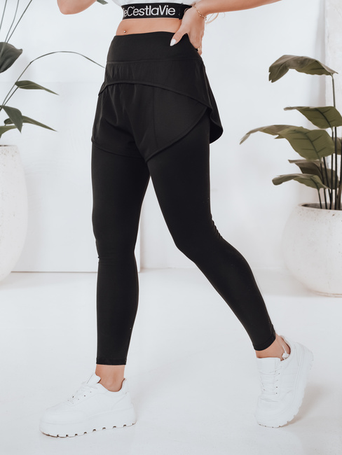 Damen Sport Leggings GIRLJUMP schwarz Dstreet UY2722